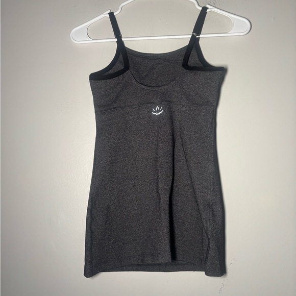 Beyond Yoga Charcoal Gray Black Spacedye Move It Tank Dress size XS - Picture 3 of 6